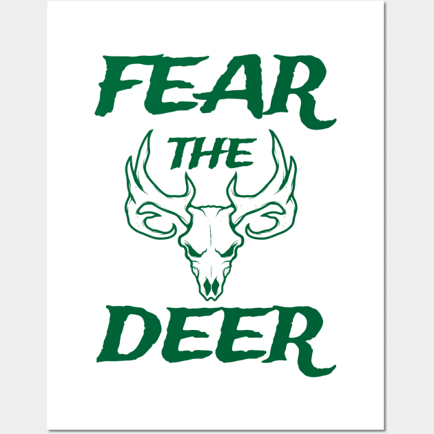 Fear the deer Wall Art by salah_698